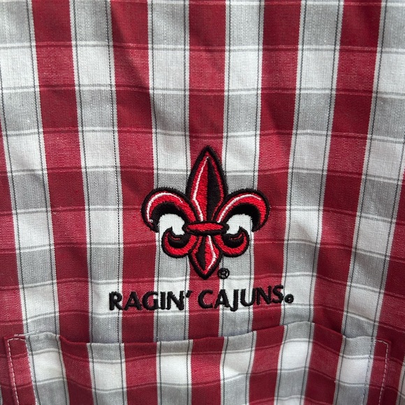 Antigua University of Louisiana Ragin’ Cajuns Long Sleeve Button Down XXL Shirt - Picture 5 of 5